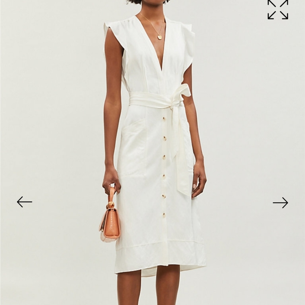 COPY - Reiss linen blend dress